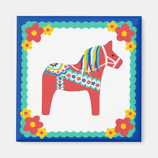 Dala Horse Magnet