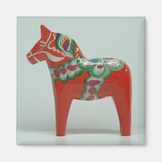 DALA HORSE magnet (red) (Front)