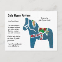 Dala Horse Pattern to Share