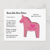Dala Horse Pattern to Share