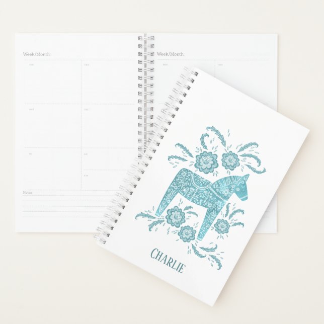 Dala Horse Personalised Planner (Display)