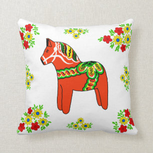 Dala Horse Pillow
