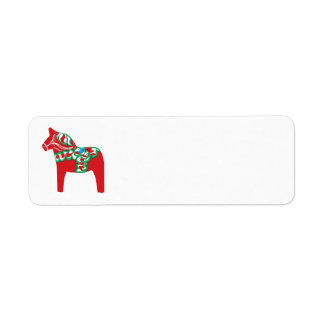 Dala Horse Return Labels