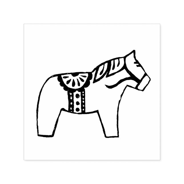 Dala Horse Self-inking Stamp (Design)