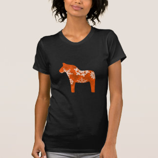 Dala Horse Snowflake T-Shirt
