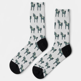 Dala horse socks