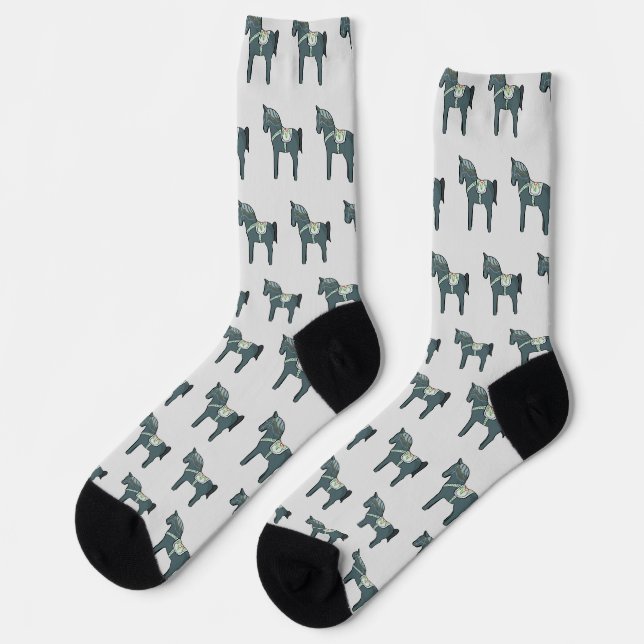 Dala horse socks (Left)