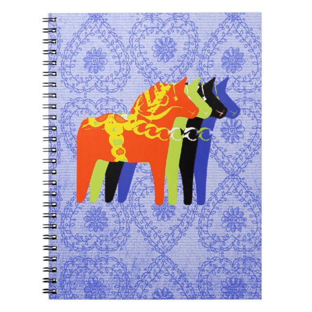 Dala Horse Spiral - Spiral Notebook (Front)