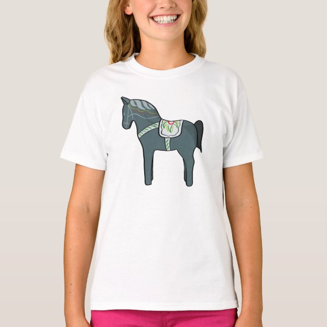 Dala horse T-Shirt (Front)