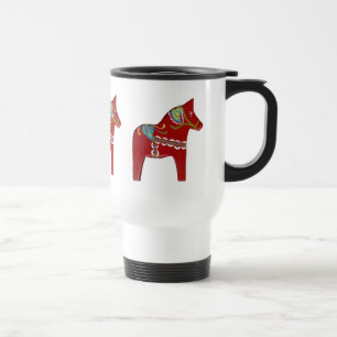 Dala Horse Travel Mug