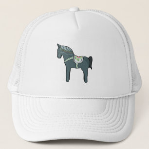 Dala horse trucker hat