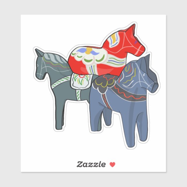 Dala Horses (Sheet)