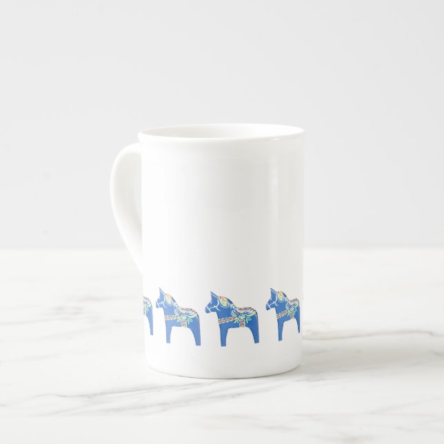 Dala Horses Bone China Mug (Front Left)