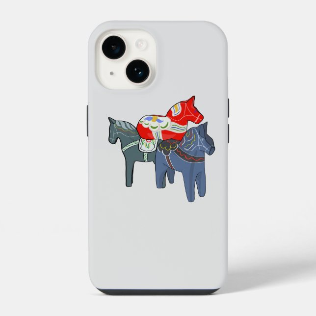 Dala Horses iPhone Case (Back)