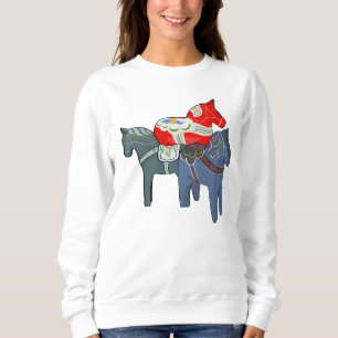 Dala Horses Sweatshirt