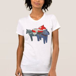 Dala Horses T-Shirt
