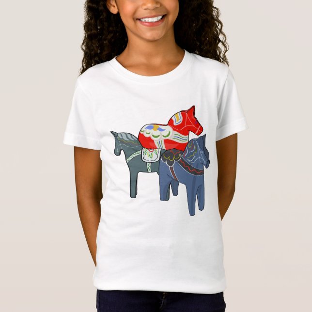 Dala Horses T-Shirt (Front)
