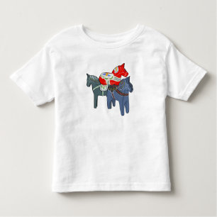 Dala Horses Toddler T-Shirt
