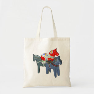 Dala Horses Tote Bag