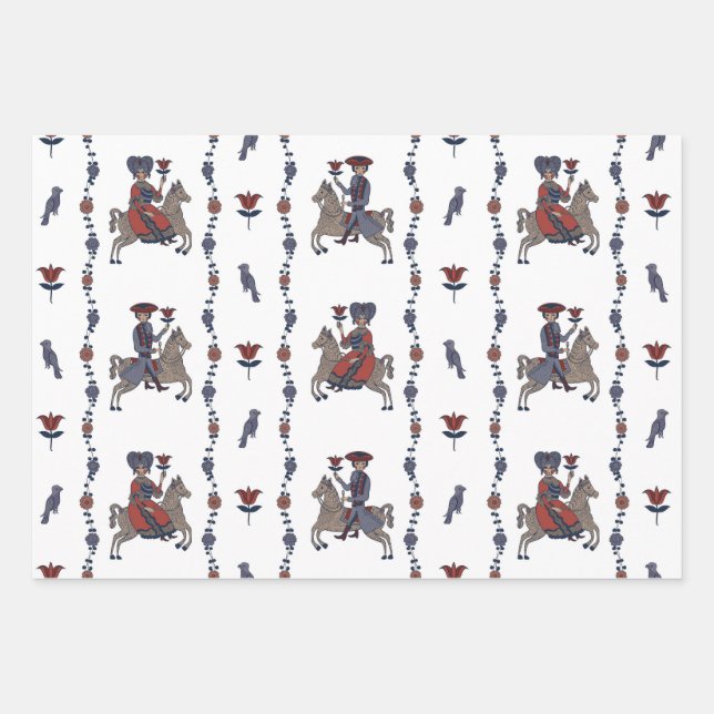 Dala W - Wrapping paper (Front)