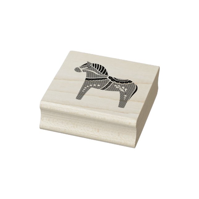 Dalah horse design/silhouette/pattern rubber stamp (Stamp)