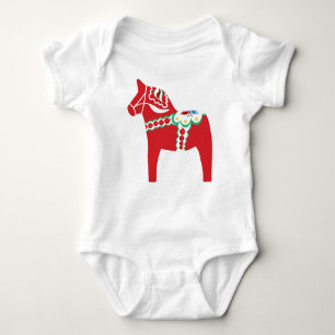 Dalahäst Baby Bodysuit