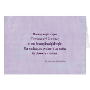 Dalai Lama Card
