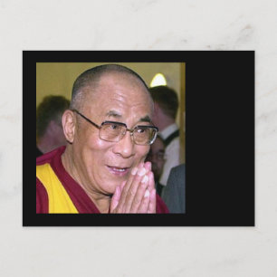 Dalai Lama Praying World Peace Postcard