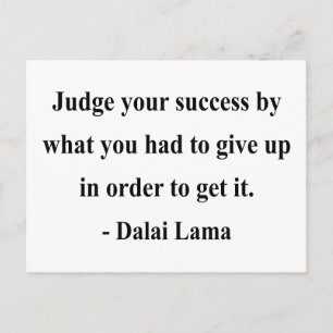 dalai lama quote 7a postcard