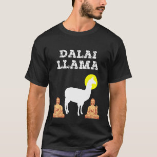 Dalai Llama Buddha Meditation Llama T-Shirt