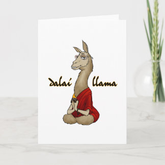 Dalai Llama Card