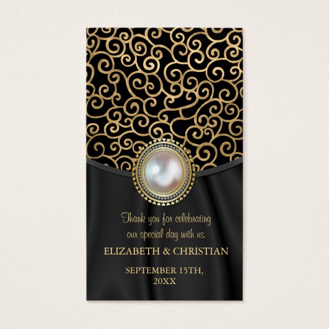 Dalarian Wedding Favour Tag (Front)