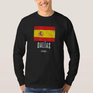 Dalas Spain Es Flag City - Bandera Ropa - T-Shirt