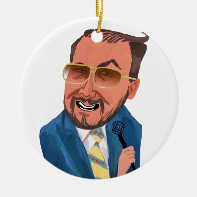 Dale On Your Tree Ceramic Tree Decoration (Front)