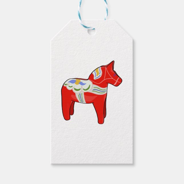 Dalecarlian horse gift tags (Front)