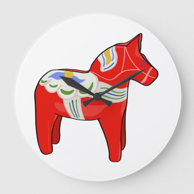 Dalecarlian horse large clock (Front)