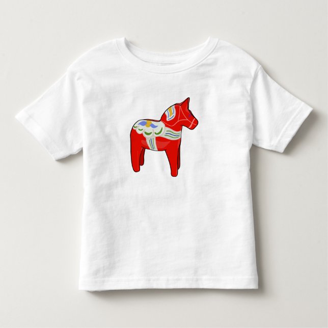 Dalecarlian horse toddler T-Shirt (Front)