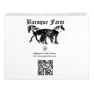 Dales ponies 2023 Calendar