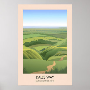 Dales Way Travel Poster