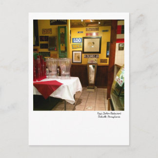 Daleville PA postcard-Kay's Italian Restaurant Postcard
