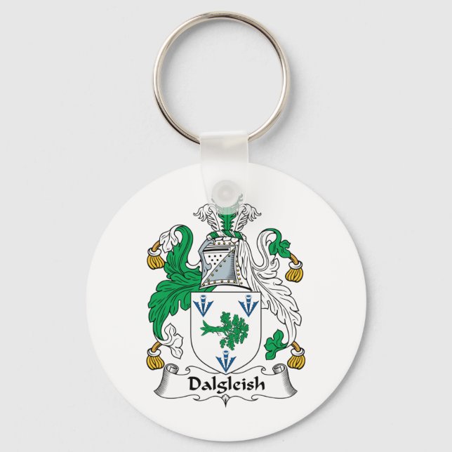 Dalgleish Family Crest Key Ring (Front)