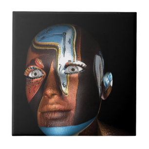 Dali 3d Illustrations on Merchandise Tile