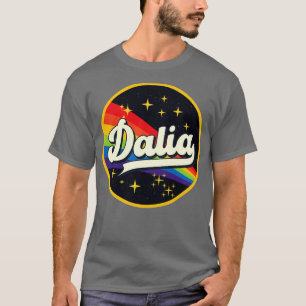 Dalia Rainbow In Space Vintage Style T-Shirt