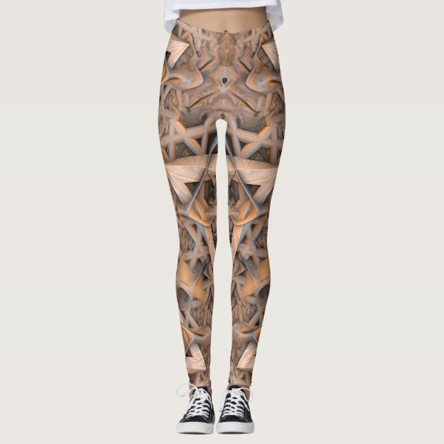 Dali's Carving Leggings (Front)