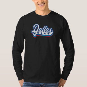 Dallas 4th Of July American Flag Usa America Tex T-Shirt