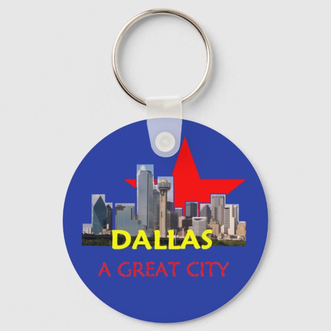 DALLAS A Great City Keychain (Front)