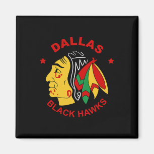 Dallas Black Hawks Vintage Hockey Fan Magnet