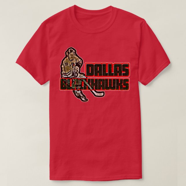 Dallas Blackhawks Hockey T-Shirt (Design Front)