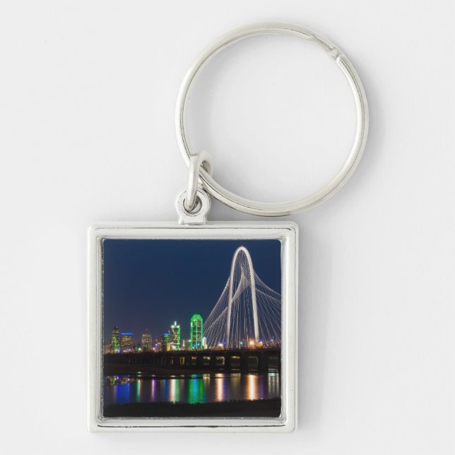 Dallas Bridge View Key Ring (Front)