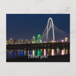 Dallas Bridge View Postcard